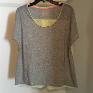 SO Cotton Tee with Sheer Back